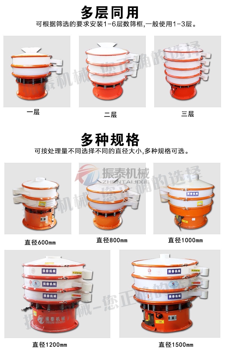 塑料振動(dòng)篩規(guī)格型號齊全